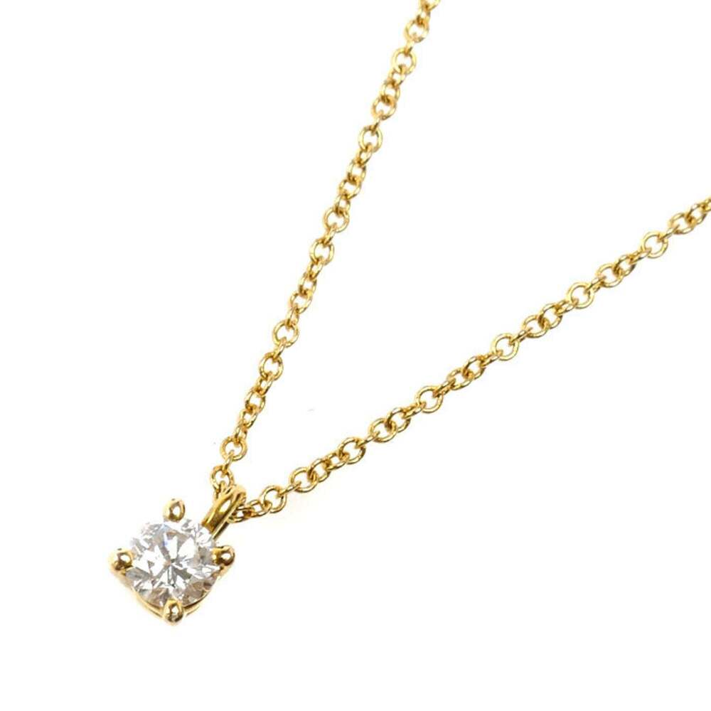 TIFFANY 18k Gold Diamond Necklace